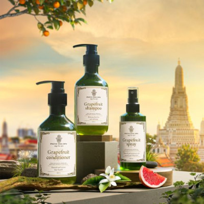 Dầu xả dược liệu chiết xuất bưởi tây Phaya Thai 280ml dành cho tóc gàu, ngứa, nấm da đầu