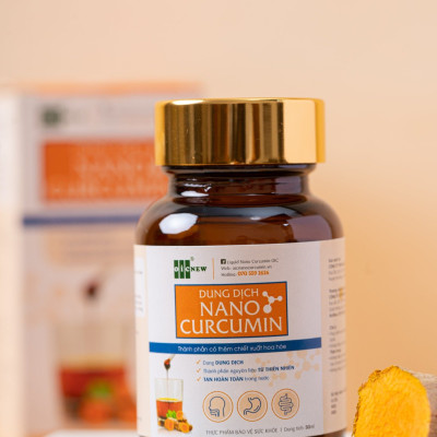 Thực phẩm chức năng Nano curcumin Oic dạng dung dịch Liquid Nano Curcumin OIC (LNCO) 50ml