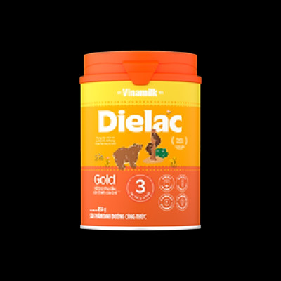 Sữa Bột Vinamilk Dielac Alpha Gold IQ Step 3 Hộp Thiếc (900g)