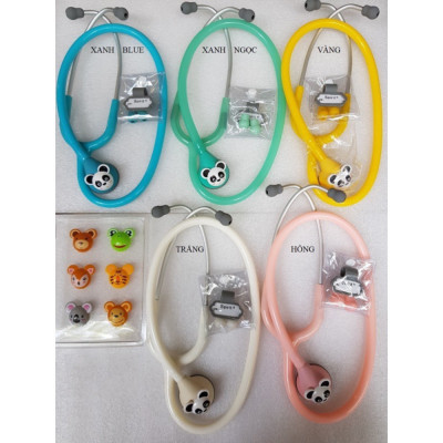 Ống nghe nhi khoa 1 mặt Spirit CK-F601PF với nhiều hình dáng con vật dễ thương | BH 12 tháng