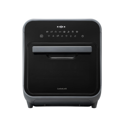 Lò nướng chân không kết hợp chức năng hấp Lock&Lock EJF693GRY Steam Air Fryer Oven (12.5 Lít) - Hàng chính hãng