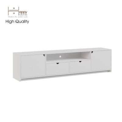 [Happy Home Furniture] CIRCLE , Kệ TIVI 2 cánh mở - 2 ngăn kéo , 200cm x 40cm x 48cm ( DxRxC), KTV_018