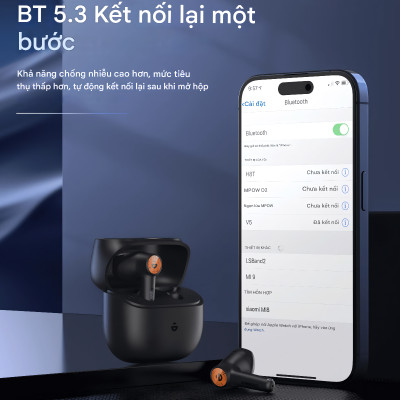 Tai nghe Bluetooth 5.0 Choetech BH-T19 (Pin 300mAh, Chống Nước IPX4) - Hàng chính hãng