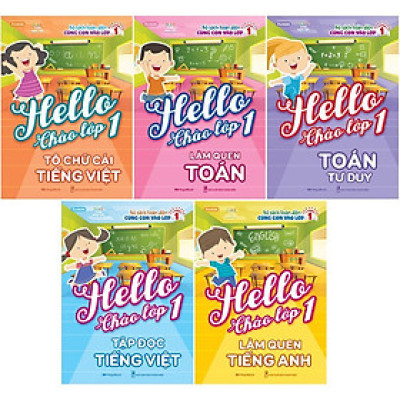Sách - Hello Chào Lớp 1 - Combo 5 Cuốn - Megabook