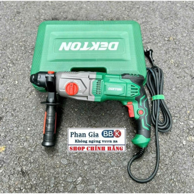 Máy khoan đục bê tông 2chức năng DEKTON DK-2603B, Công suất 1050w ,Tặng kèm 5 mũi, Bảo hành 12 tháng