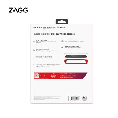 Miếng dán màn hình ZAGG Fusion Canvas dành cho iPad 2024  Air 11 inch/ Pro 11 inch/Air 13 inch/Pro 13 inch  hỗ trợ tối ưu cho pencil - Hàng chính hãng