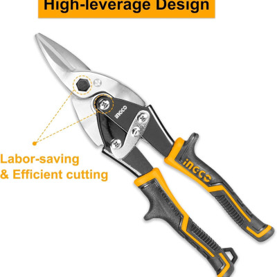 BỘ KÉO CẮT TÔN 3 CHI TIẾT INGCO HTSNK0110 - HÀNG CHÍNH HÃNG