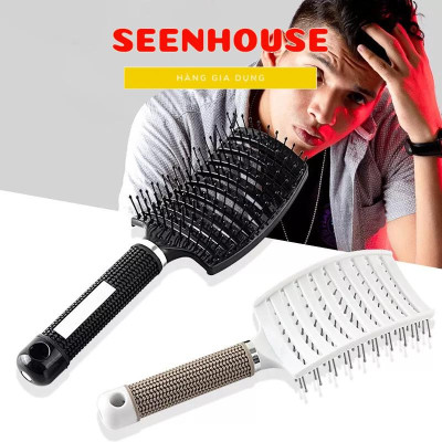 Lược gỡ rối,tạo phồng tóc,sấy tạo kiểu tóc bán nguyệt loại to seen house