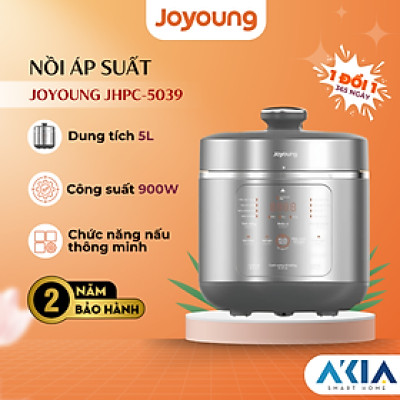 Nồi cơm áp suất Joyoung JHPC-5039 - Dung tích 5L, Công suất 900W, Chữ tiếng Việt - Hàng chính hãng