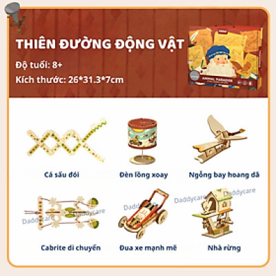 Đồ chơi lắp ráp mô hình lắp ghép robot vũ trụ, Đồ chơi khoa học Stem cho bé 5,6,7,8,9,10 tuổi Mideer stembox