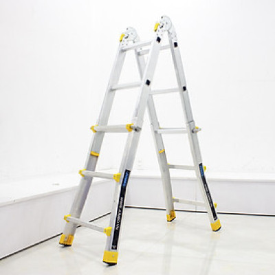 Thang nhôm trượt đa năng JUMBO A403 - Chữ A cao nhất 1.4m, chữ I cao nhất 3.0m, tải trọng 300kg