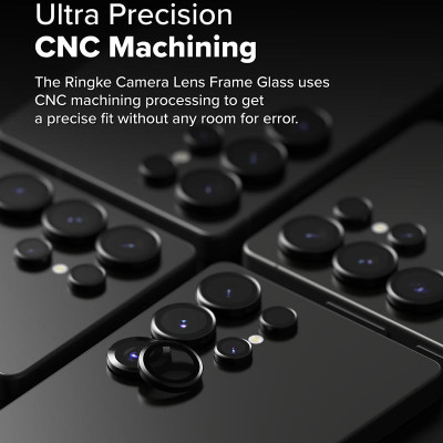 Bộ 2 dán camera cho Samsung Galaxy S25 Ultra RINGKE Lens Frame Glass - Hàng Chính Hãng