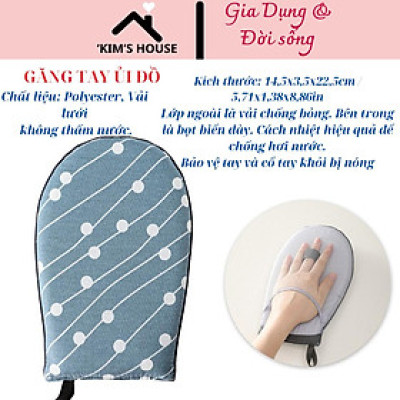 Găng Tay Ủi Hơi Nước Chống Nhiệt, Chống Thấm Nước ,Dày Tiện Dụng