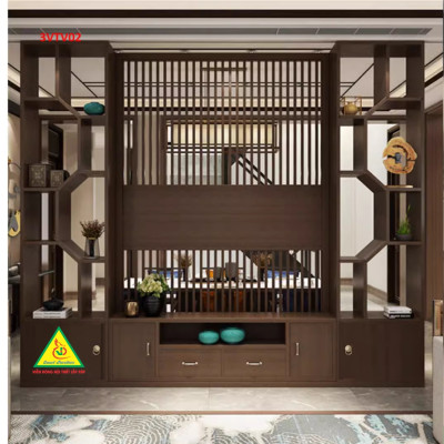 Kệ tivi kiêm vách ngăn phòng khách và nhà bếp 3VTV02