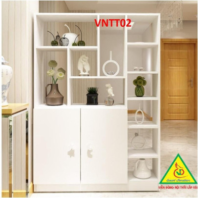 TỦ KỆ TRANG TRÍ KIÊM VÁCH NGĂN VNTT02A - Nội thất lắp ráp Viendong Adv