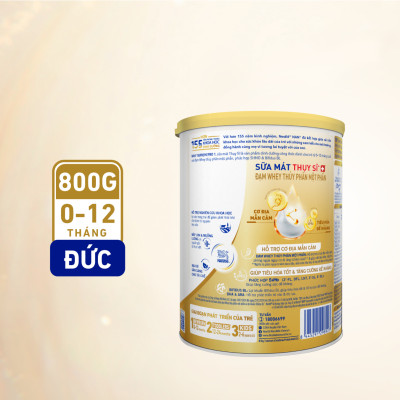 Sữa bột Nestlé NAN SUPREMEPRO 1 800g nhập khẩu Đức với 5HMO & đạm Gentle Optipro ( Dành cho trẻ từ 0 - 12 tháng tuổi)