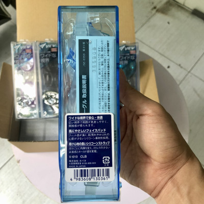 Kính Bơi Nhật Bản VIEW V610 CLB Chống Tia UV Chống Sương Mù (Xanh Trắng) - Hàng chính hãng 100% sản xuất tại Nhật Bản
