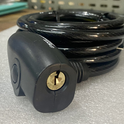 KHÓA DÂY XE ĐẠP MASTERLOCK 8126 MÀU ĐEN