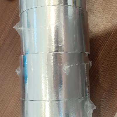 Băng keo nhôm màng PET 72x50 băng keo bạc siêu dai dán ống gió