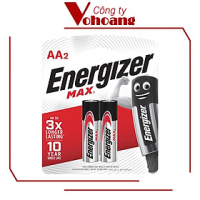 Pin AA Energizer Max E91 BP2