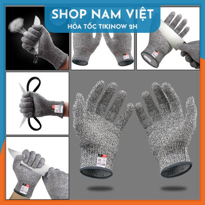 Găng Tay Bảo Hộ HPPE Chống Cắt Chống Rách Thoáng Khí