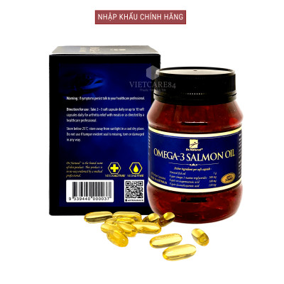 Bộ Sản Phẩm Cho Người Bệnh Xương Khớp: Viên Uống Bổ Xương Khớp Go Glucosamine 1-A-Day 30 Viên Và Viên Uống Dầu Cá Hồi Omega 3 Salmon Oil 180 Viên