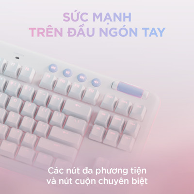 Bàn phím cơ gaming có dây Logitech G713 - Hàng Chính Hãng