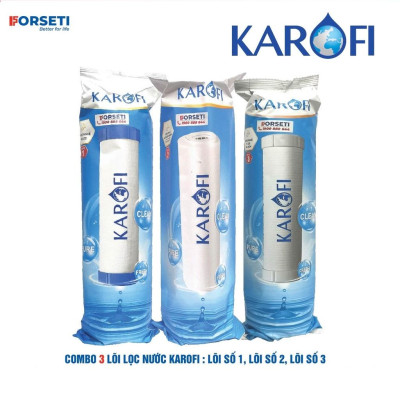 Combo 9 lõi lọc nước Karofi chính hãng dùng cho máy lọc nước Karofi O-i229/A - Hàng Chính Hãng