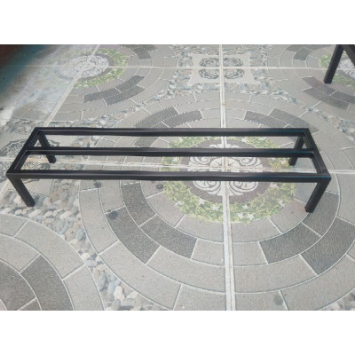 Kệ sắt kê chậu cây Dài 50 cm.Rộng 15-20-25cm Cao 10-15-20cm.hộp thép 20 x 20 mm ( Hàng Chính Hãng )