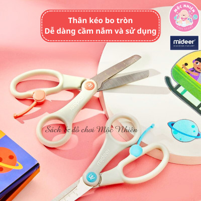 Đồ Chơi Cắt Giấy Thủ Công Tạo Hình Sáng Tạo 03 Cấp Độ - Mideer Lets Cut Paper cho Bé 3 4 5 Tuổi