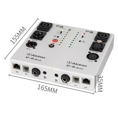 Hàng Chính Hãng - Bộ Test Cáp Âm Thanh CT-8 - Kiểm Tra Toàn Diện  XLR, Speakon, TRS, RCA, BNC, JACK 3.5mm,...Xác Định Lỗi Tiếp Địa, Nhiễu Âm, Kiểm Tra Cáp Dài Lên Tới 1000m Độ Bền Cao Pin 9V Tiết Kiệm Thời Gian Khắc Phục Nhanh Chóng - Alctron
