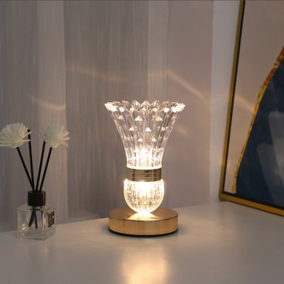 Đèn Bàn Decor DB-987 - Hình Lọ Hoa - Cắm Điện - 3 Chế Độ Ánh Sáng