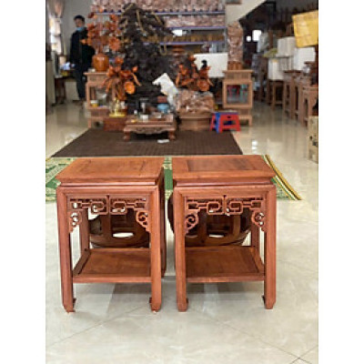 Đôn gỗ hương đá để đồ đa năng kt cao 70×30cm