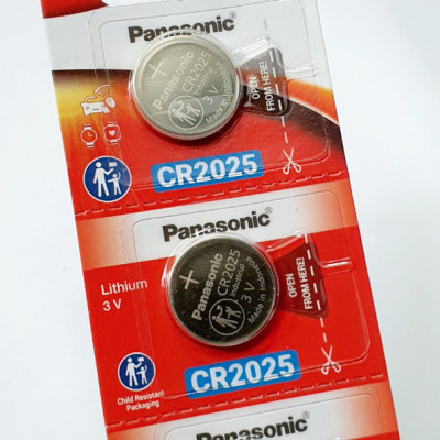 5 Viên Pin CR2025 3V Panasonic Lithium made in Indonesia - Hàng chính hãng