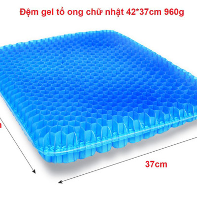 Đệm Ngồi 3D Silicon 2 Lớp Tổ Ong Lót Ghế Thoáng Khí Chống Đau Mỏi Lưng Amalife 