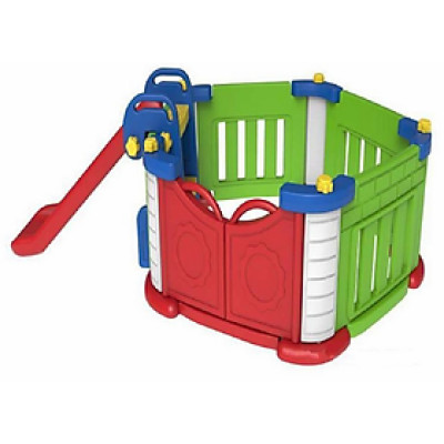 Đồ Chơi Rào Banh Kèm Cầu Tuột VBC-TB-511 - Xanh Đỏ