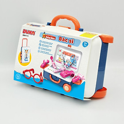 Bộ Đồ Chơi Duka Hộp Kéo - Bác Sĩ (11 Chi Tiết) DK81111