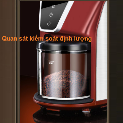 Máy xay hạt cà phê Espresso 31 chế độ Olodo cao cấp CG-001, công suất 165W - Hàng chính hãng