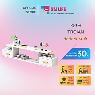 Kệ tivi gỗ hiện đại SMLIFE Troian