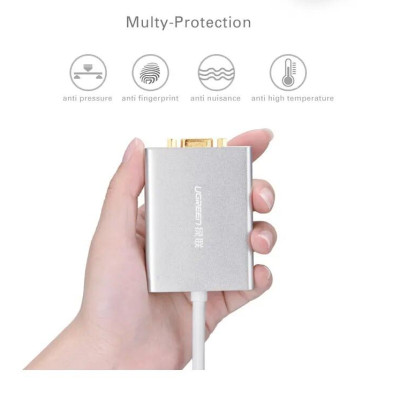 Ugreen UG4024440244TK 80CM Cáp chuyển USB 2.0 sang VGA cao cấp - HÀNG CHÍNH HÃNG