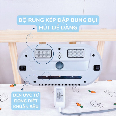 Máy hút bụi giường đệm Chibe - Hàng Chính Hãng Bảo hành 18 tháng 