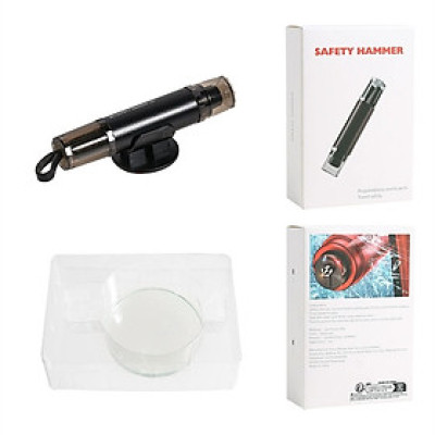 Dụng Cụ Thoát Hiểm Phá Kính Ô Tô Mini 2 Trong 1 | Dụng Cụ Phá Kính, Cắt Dây An Toàn Ô Tô Nhỏ Gọn, Dễ Dàng Sử Dụng