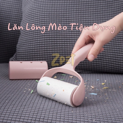 Set cây lăn và 6 lõi lăn bụi quần áo, sofa, ga giường, đa năng, tiện dụng, hiệu quả