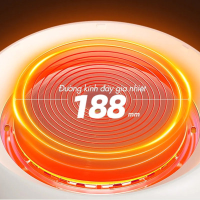 Nồi lẩu điện đa năng Kalpen 5L công suất 1800W, khay lẩu tháo rời, bảo hành 24 tháng - Hàng chính hãng