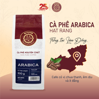 Cà phê hạt rang Rita Võ Cafe Arabica 500g