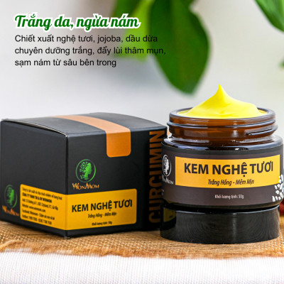 Bộ trắng da mặt và body toàn diện Wonmom ( Serum vitamin C + Kem nghệ tươi + Kem sữa nghệ toàn thân + Scrub café body )