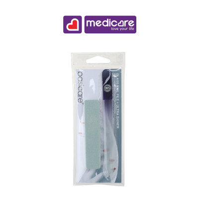 0131753 Giũa Móng Thủy Tinh + Thanh Đánh Bóng BASICARE 1120