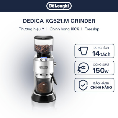 [Hàng chính hãng] Máy xay cà phê DeLonghi Dedica KG521.M