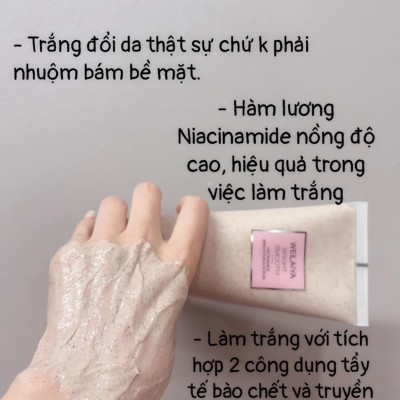 Set quà tặng cao cấp gồm 2 chai Sữa tắm trắng da cánh hoa hồng Damask và Kem ủ trắng vỏ bồ đào Weilaiya - Gói hộp quà sang trọng