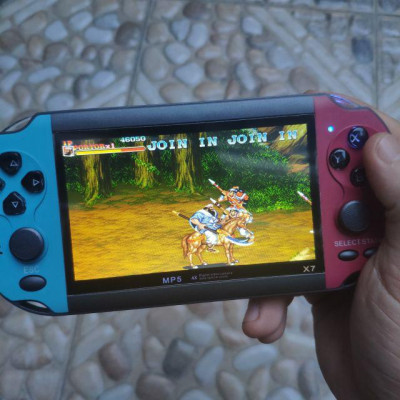 Máy Chơi Game Cầm Tay X7 Màn Hình 4.3Inch Có Sẵn 900 Game Hỗ Trợ Nghe Nhạc, Xem Phim - Hàng nhập khẩu
